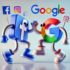 Meta vs. Google - mainosalustojen erot